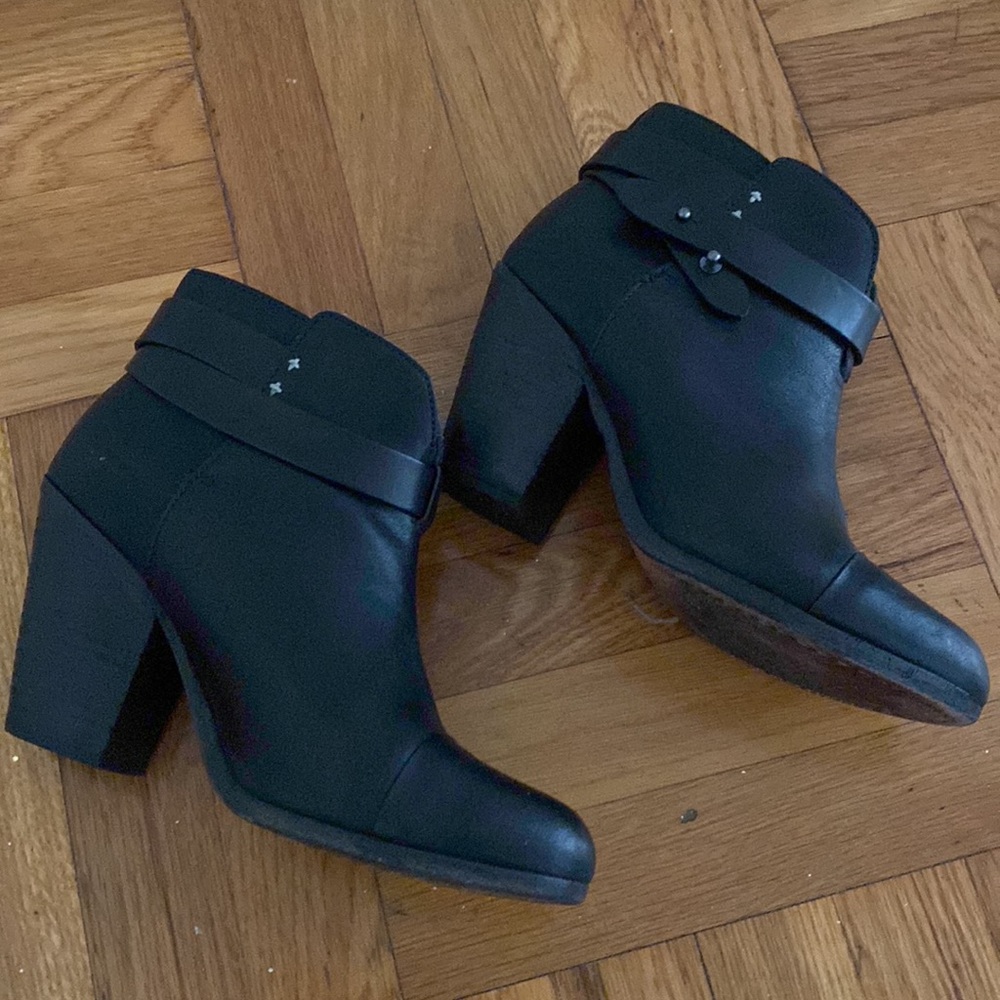 Rag & Bone Harrow black booties - Picture 16 of 17